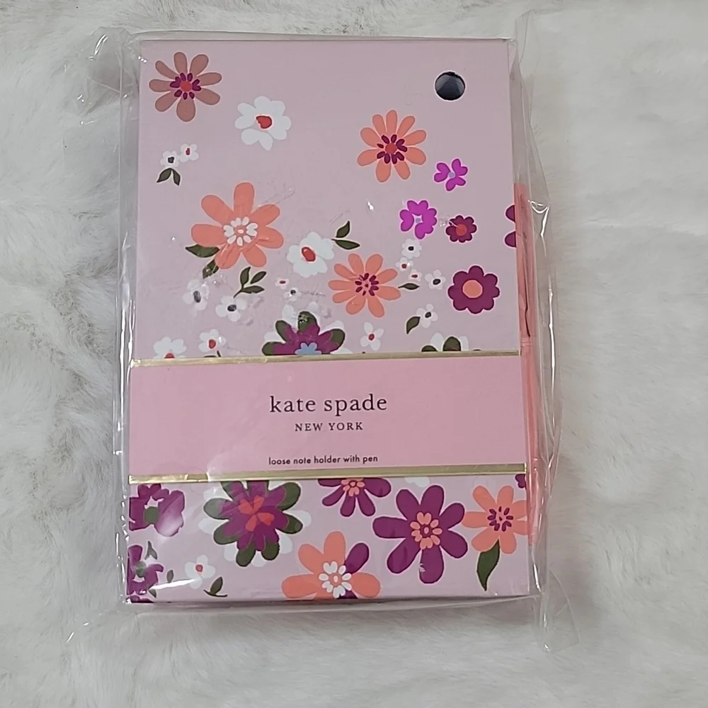kate spade Pacific Petals Loose Note Holder with Pen