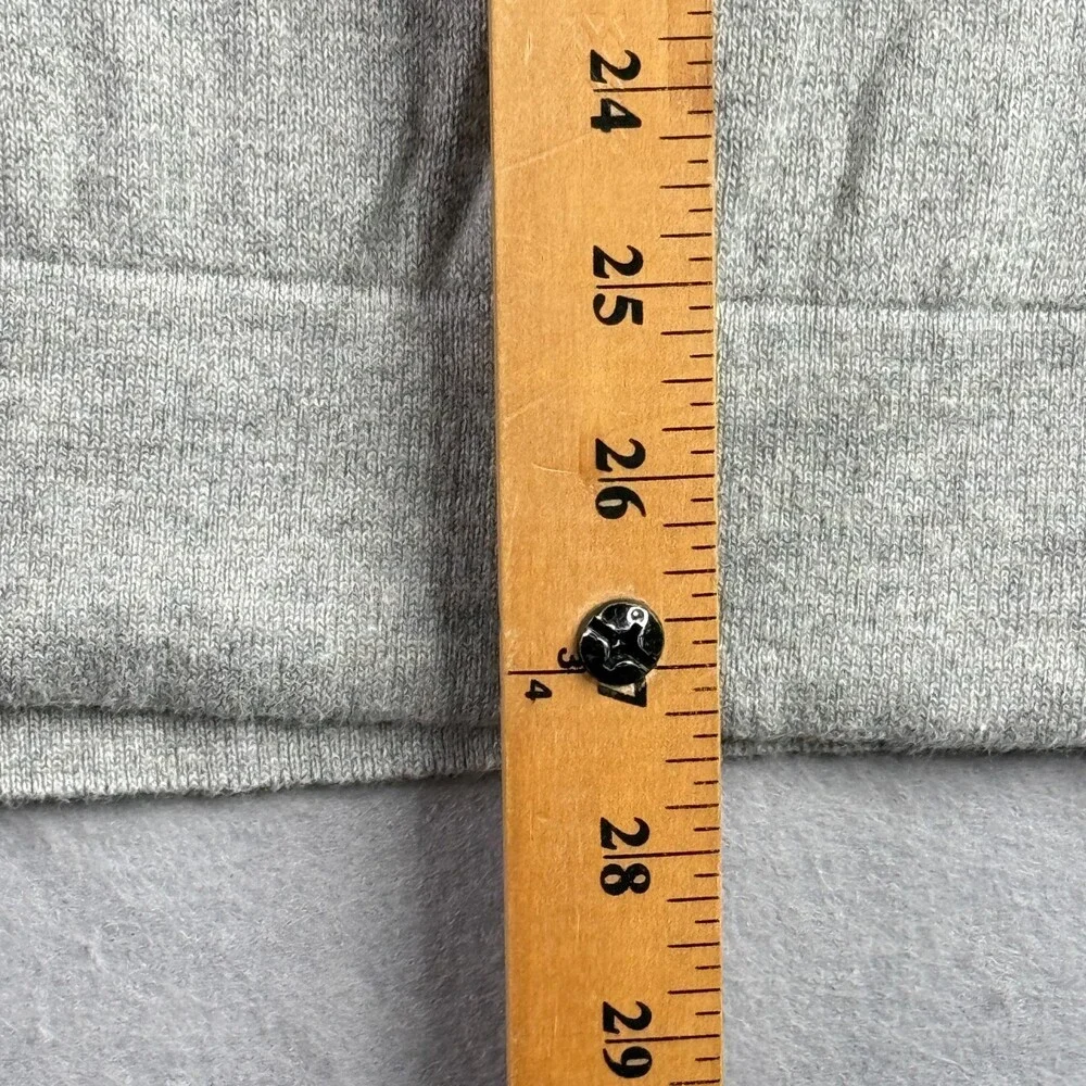 L.L. Bean Men's Gray 95% Cotton 5% Cashmere V-Neck Knit Sweater Size L Regular