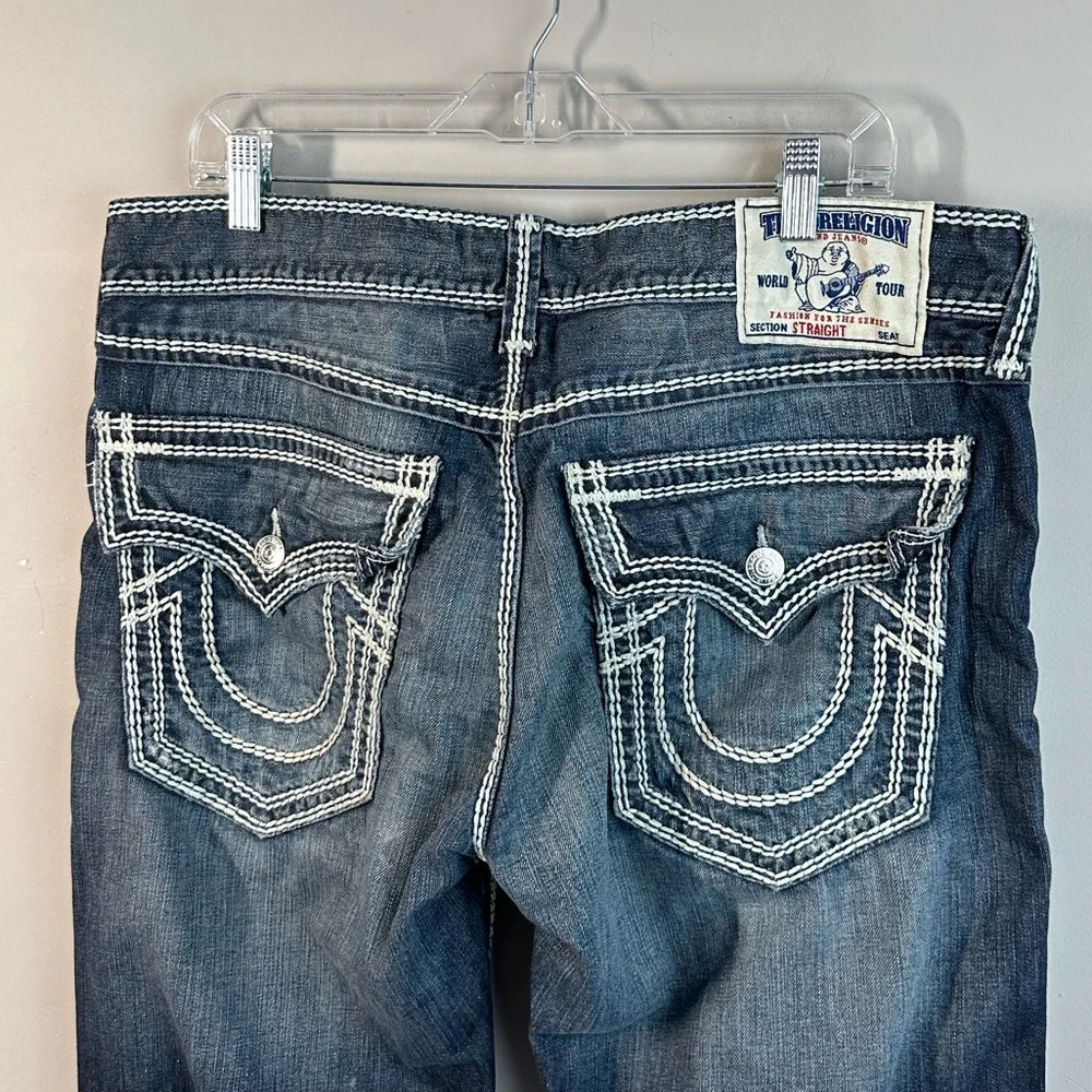 True Religion 33” preowned whiskering
