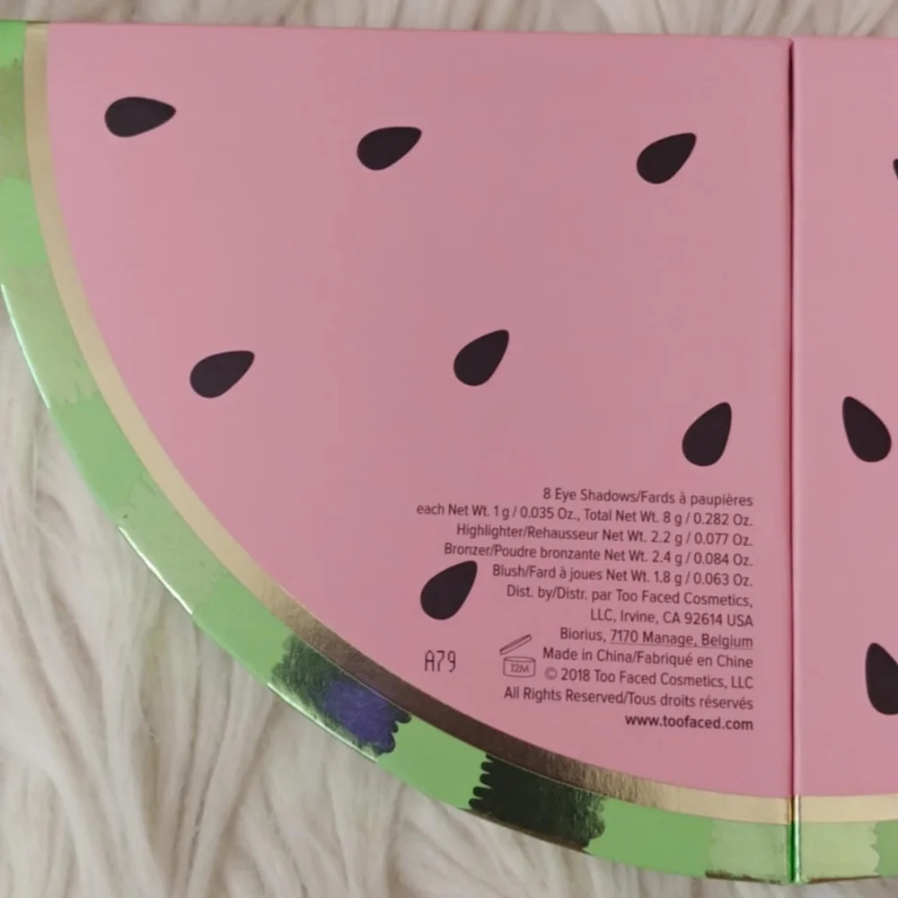 Too Faced used same packaging