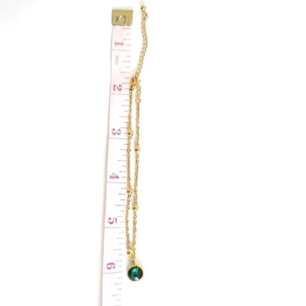 Last Chance! Green Crystal Necklace