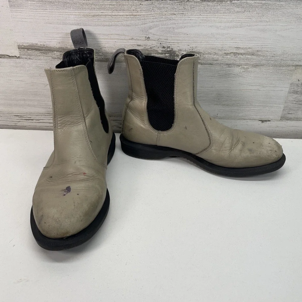 Dr. Martens Chelsea Boots Mens Size 9 US‎ 2976 Slip Resistant Black Leather