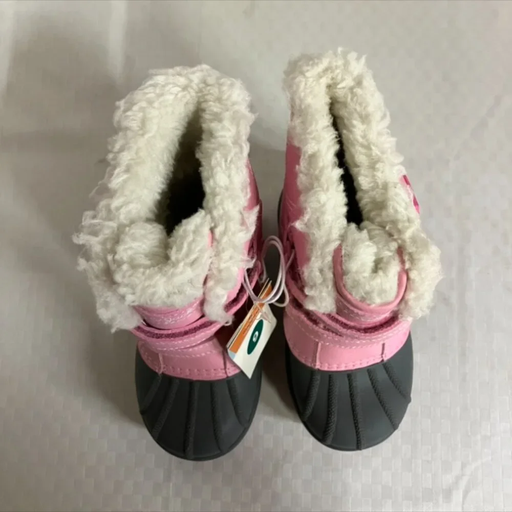 Cat & Jack Toddler Girls Sz 9 Pink Snow Denver inter Waterproof Insulated Boots