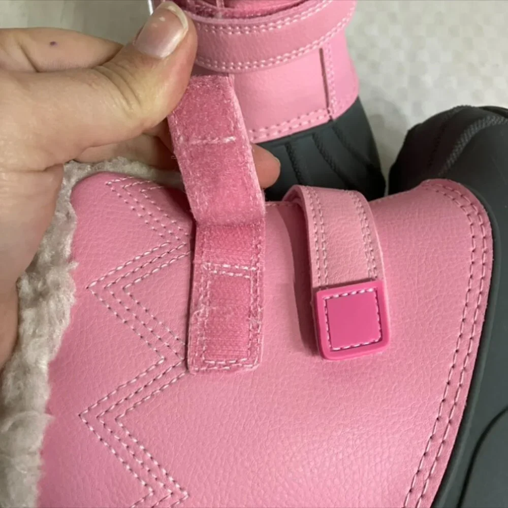 Cat & Jack Toddler Girls Sz 9 Pink Snow Denver inter Waterproof Insulated Boots