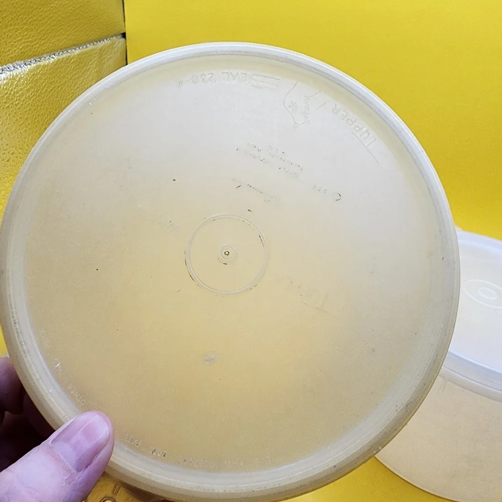 Tupperware vintage round