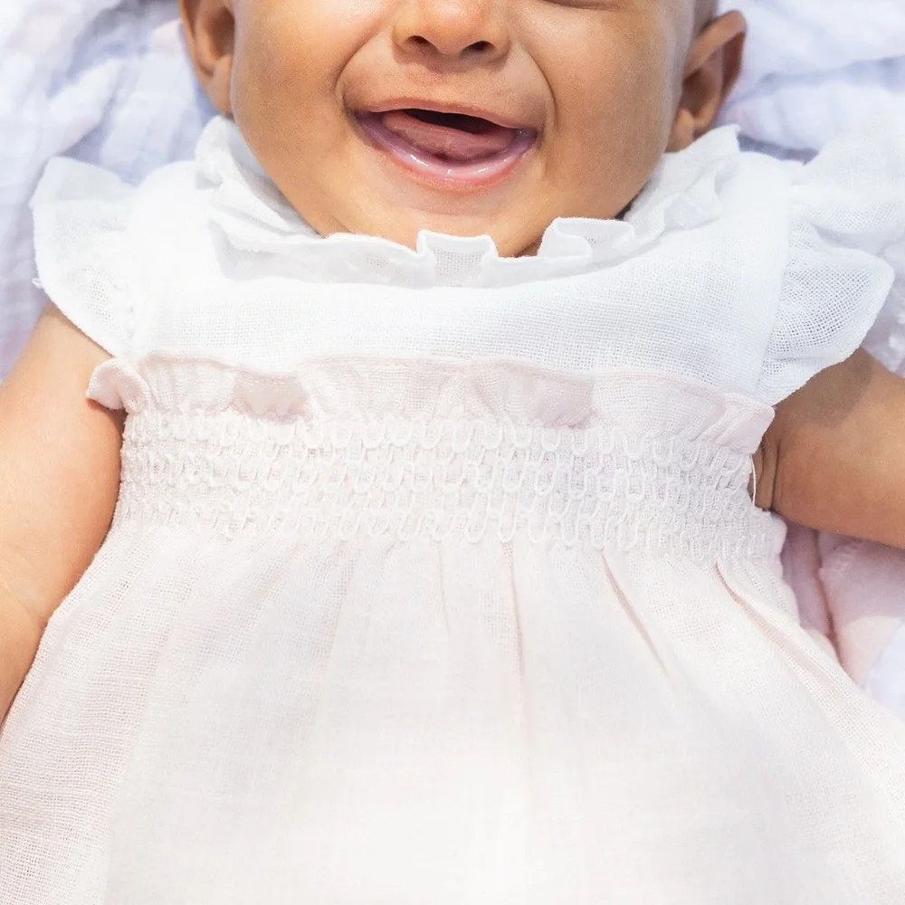 Mayoral Pink and White Kids Dress