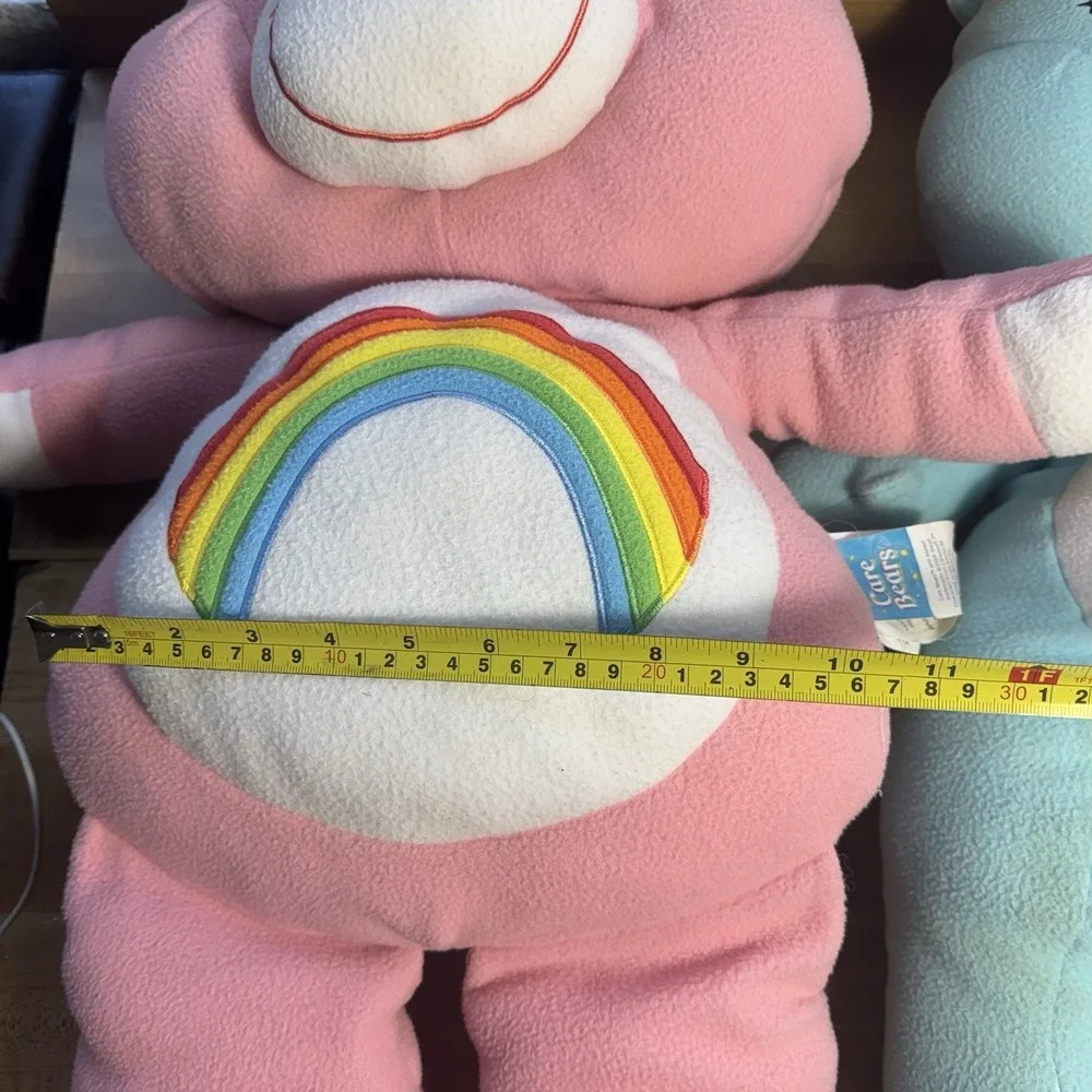 2 Care Bears Plush Large Rainbow Pink 25