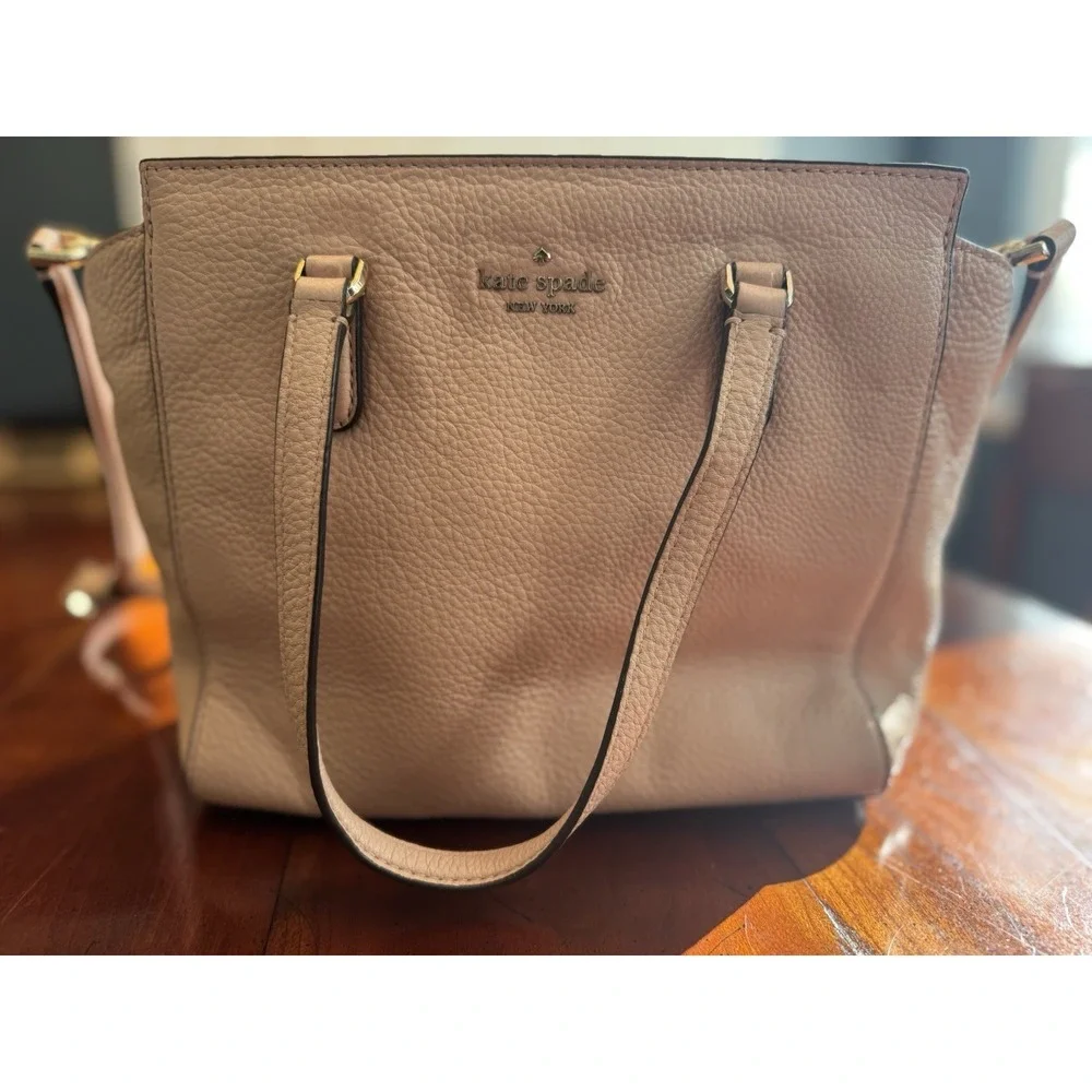 Kate Spade Jackson Medium Satchel Crossbody in Warm‎ Pink Blush