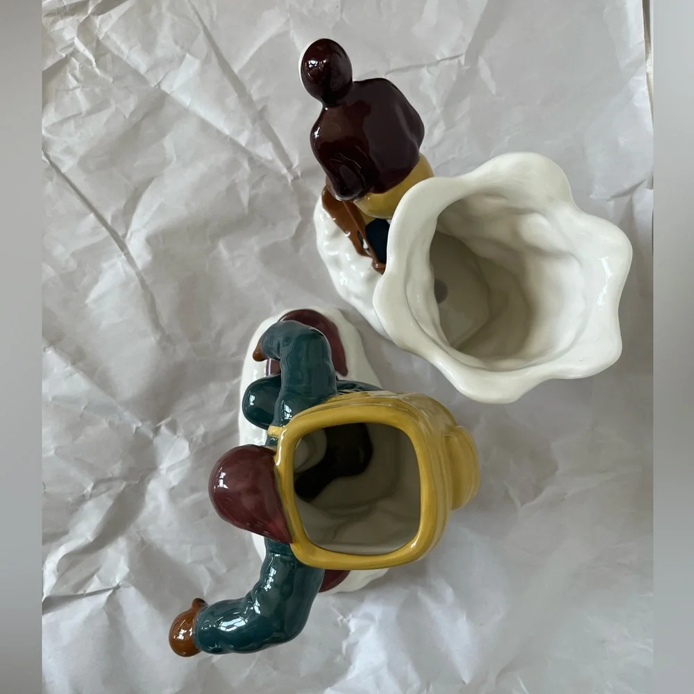 West Elm Ceramic Skier Vase, brand new, alone or in set