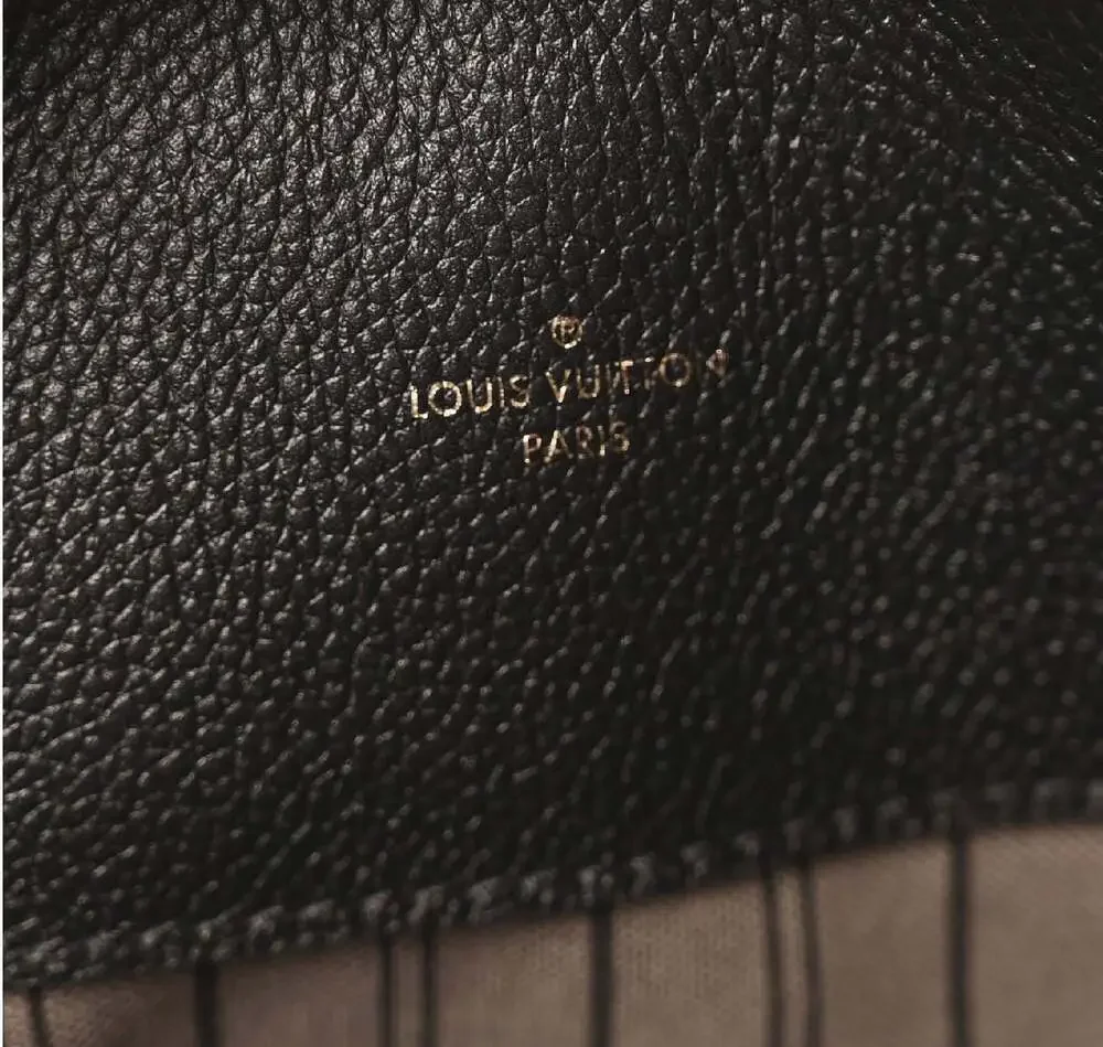 💋Louis Vuitton Melie Monogram Empreinte Leather Hobo Bag Noir Black
