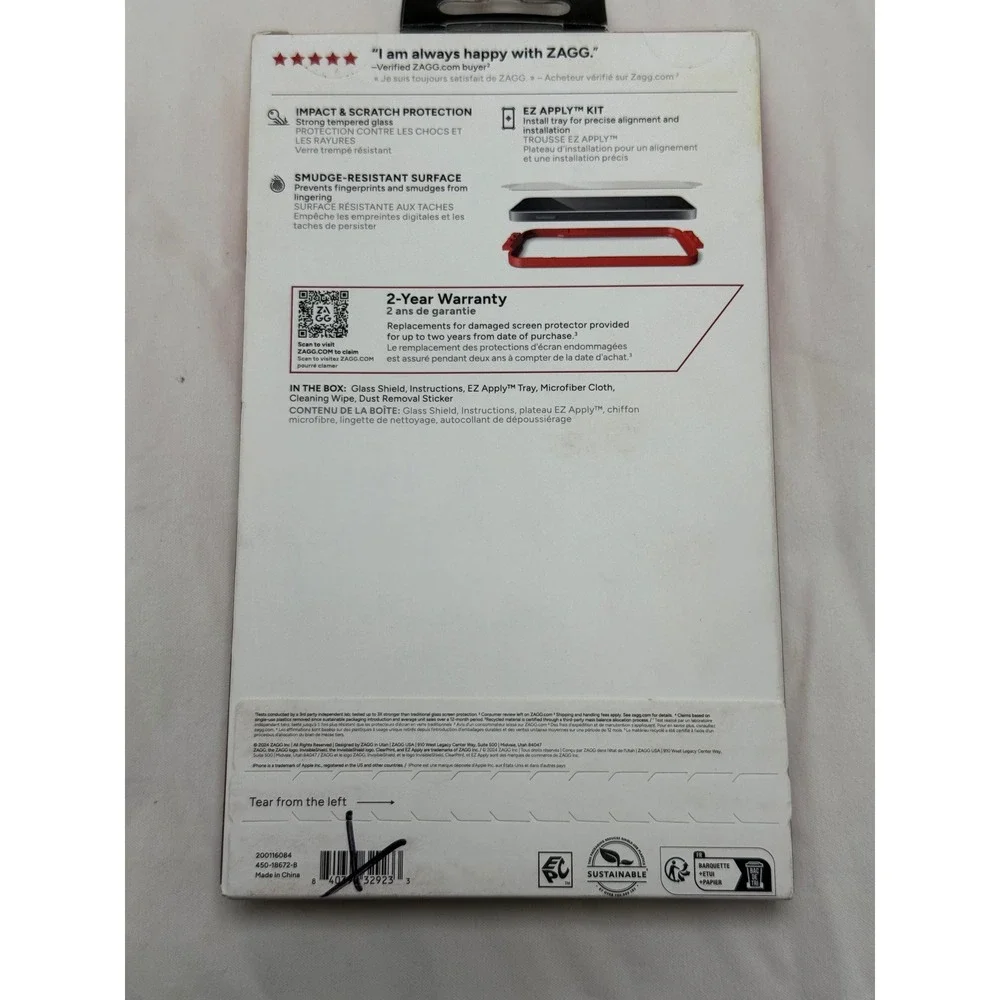 ZAGG invisibleshield glass