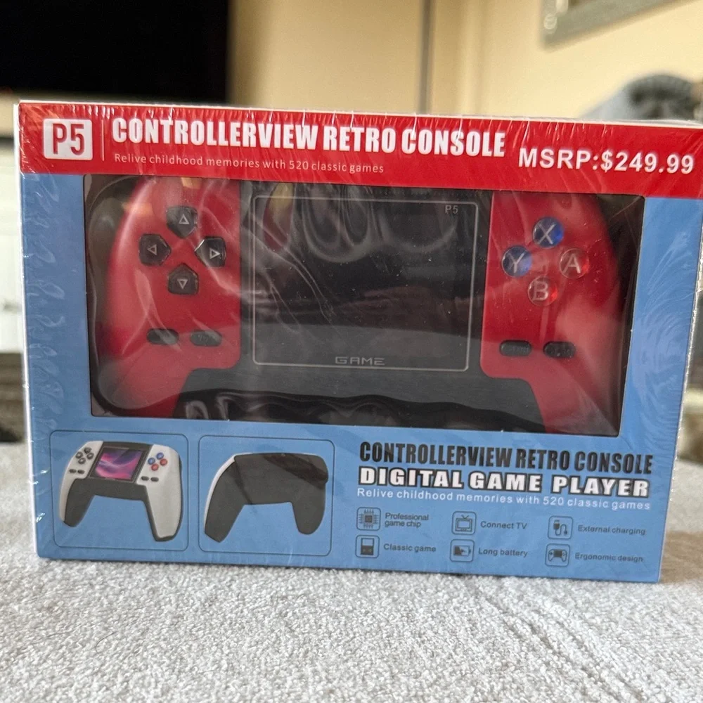 P5 Retro Controller View Console - 520 Classic Games - New / sealed box!