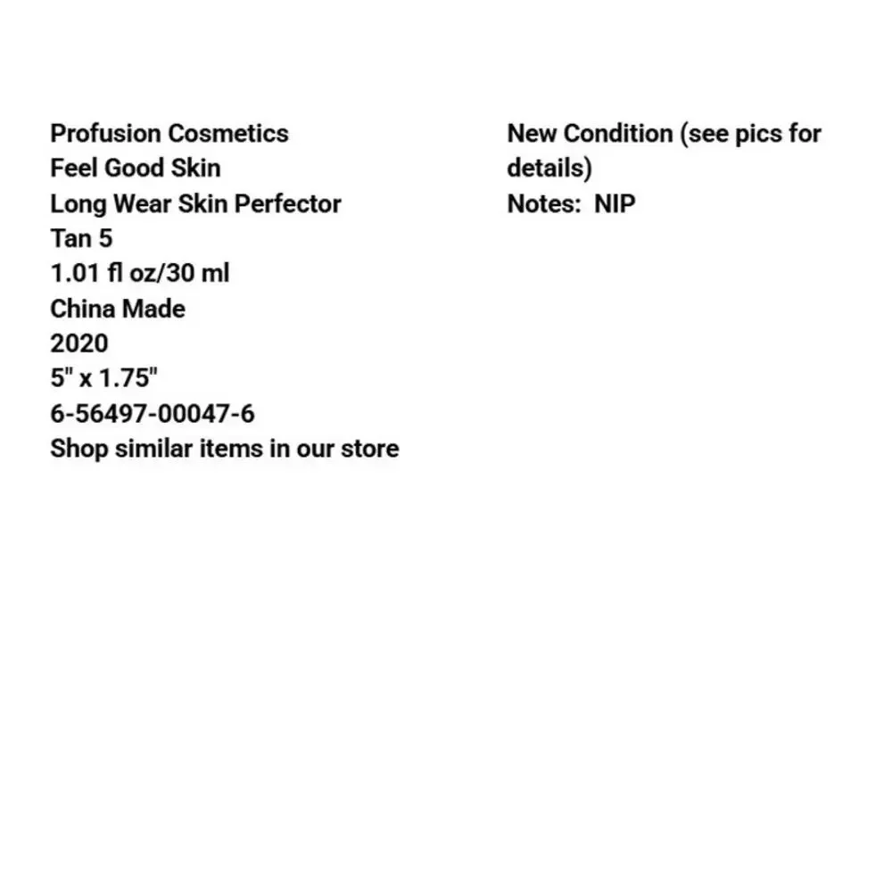 profusion cosmetics