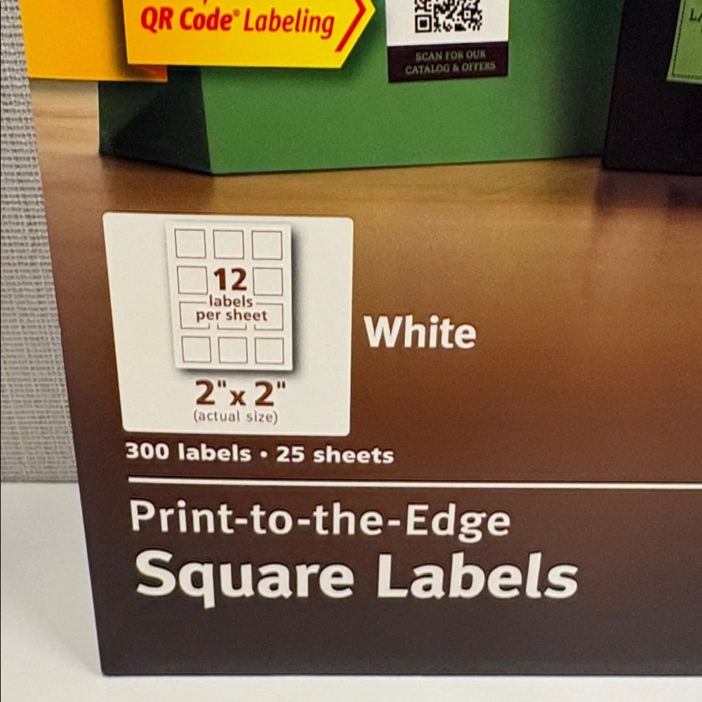 Avery square labels