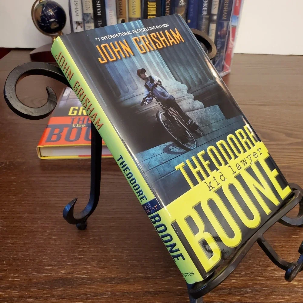 John Grisham Theodore Boone 3 Book Set HC Kids Lawyer Accused Fugitive NEW