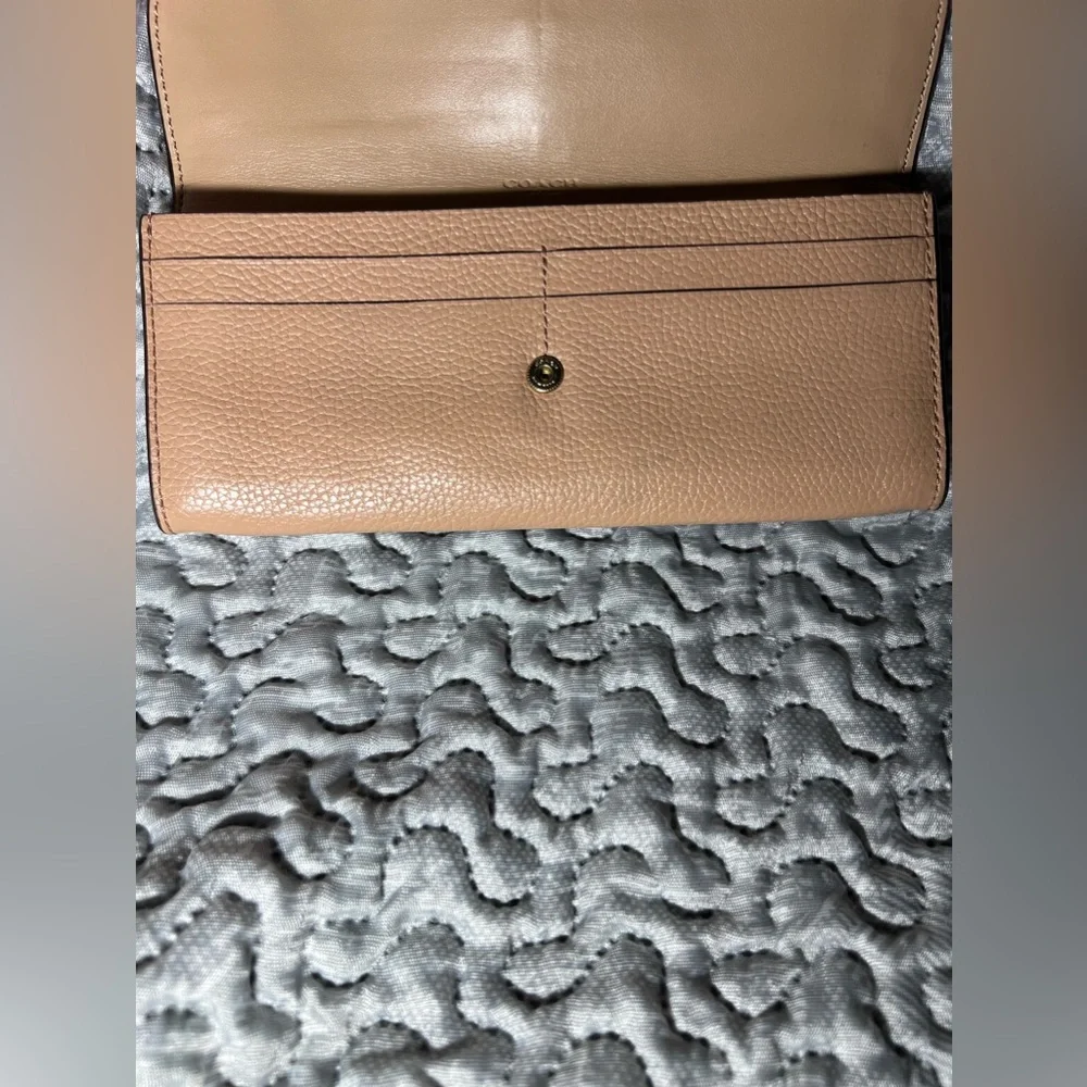 Coach pewter details