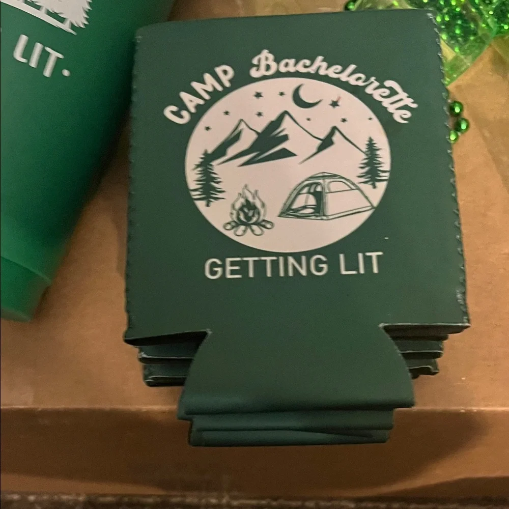 Camp Bachelorette bright green
