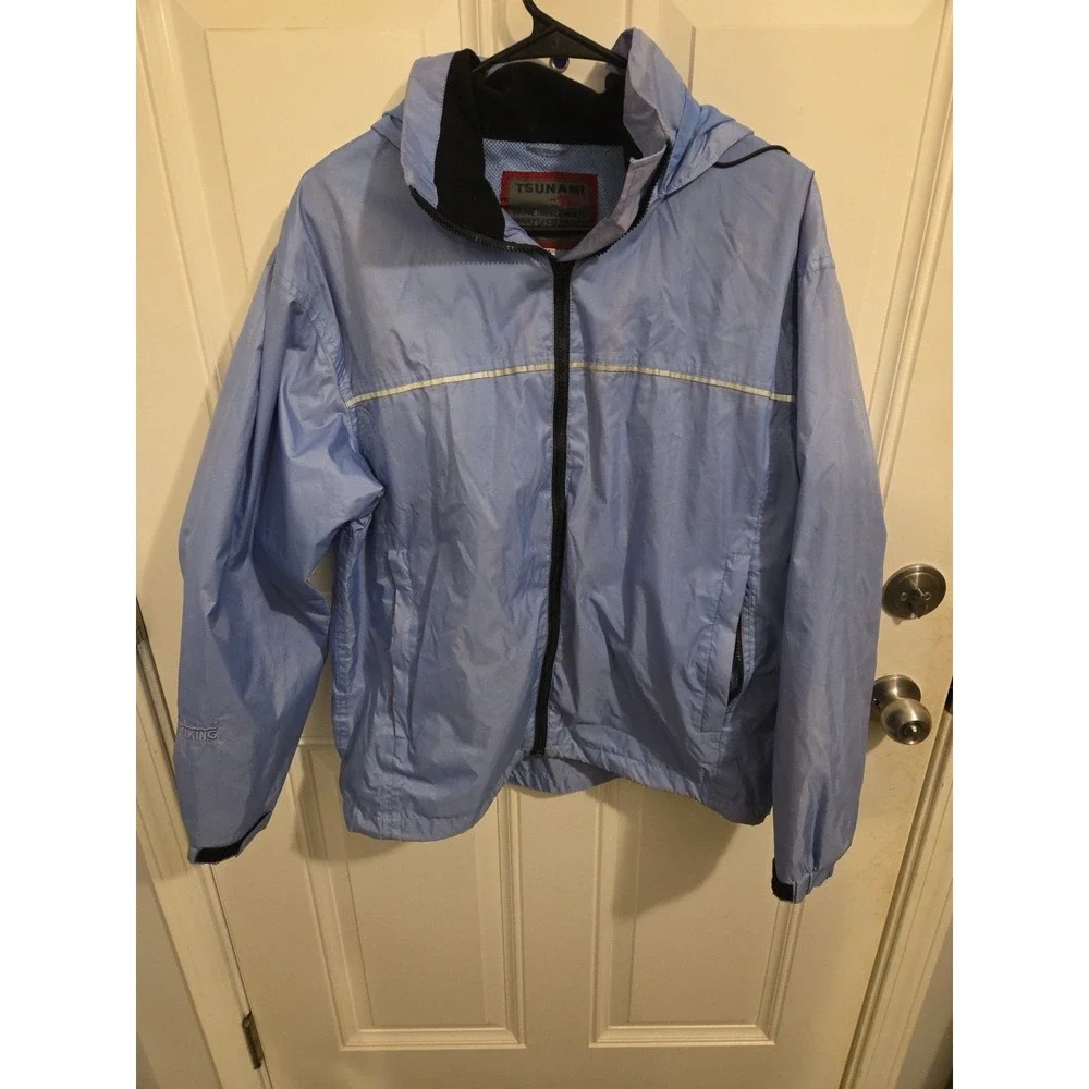 Tsunami‎ Rare Blue Windbreaker Jacket Size M