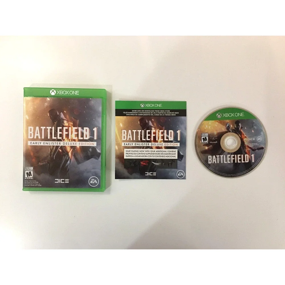 Battlefield 1 [Early Enlister Deluxe Edition] ( Microsoft Xbox One, 2016) EA CIB
