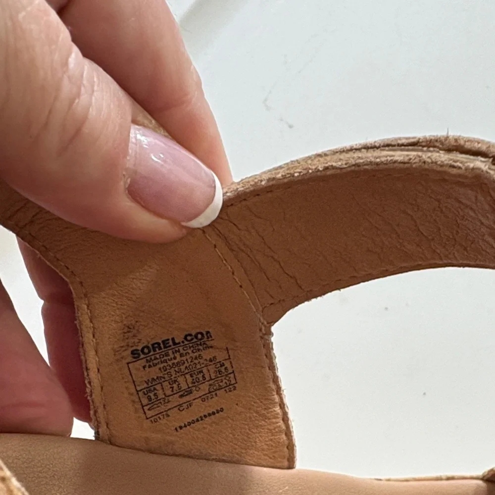 Sorel wedge sandals