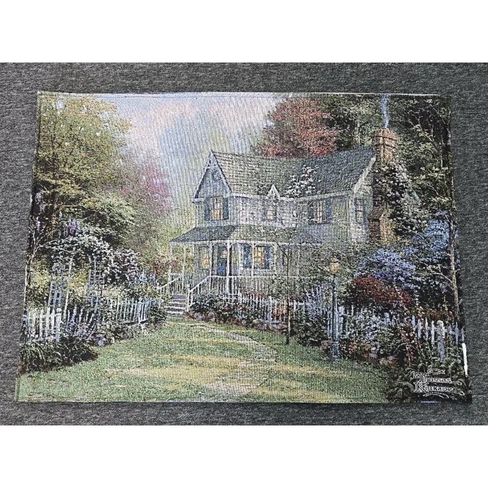 Thomas Kinkade Tapestry Wall Hangings Double Sided