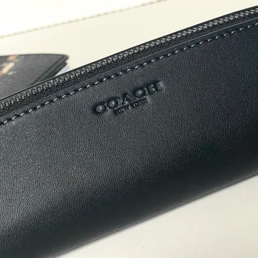Coach smooth gunmetal