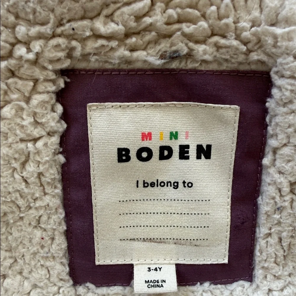 Mini Boden cozy hooded