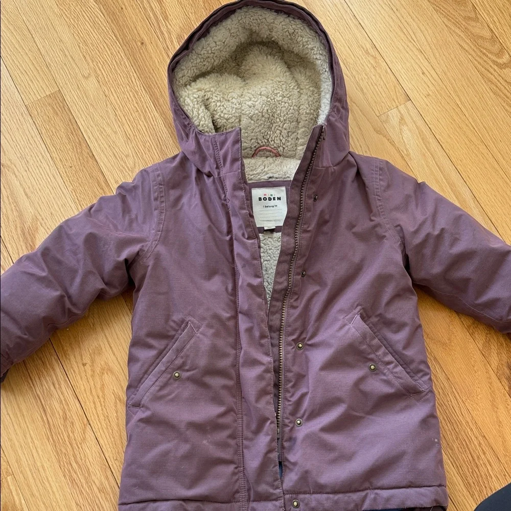 Mini Boden cozy hooded