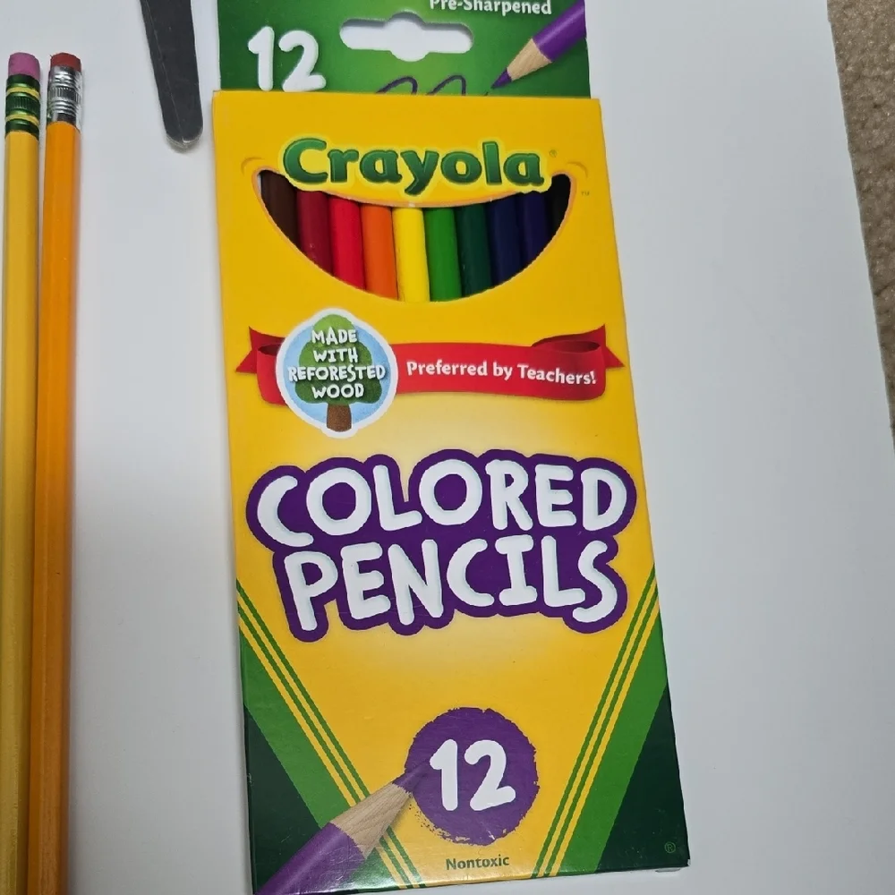 Crayola set colored