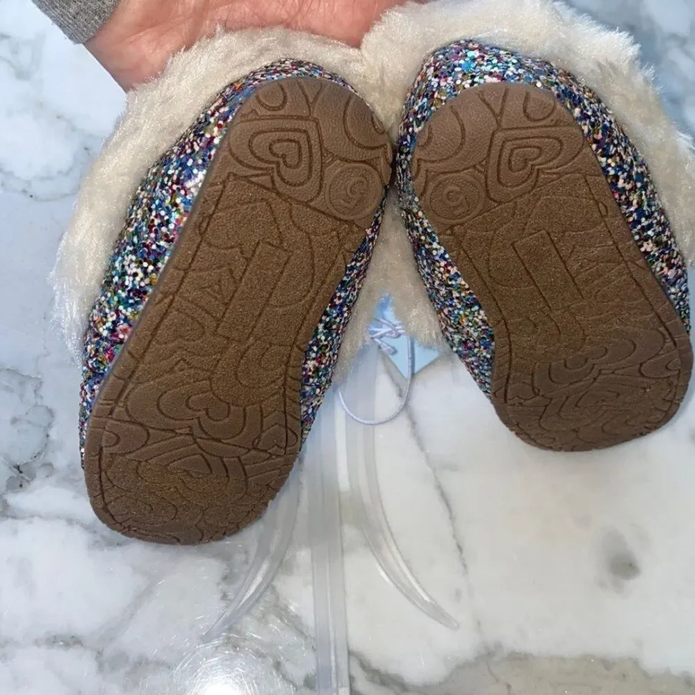 Cat & Jack glitter moccasins