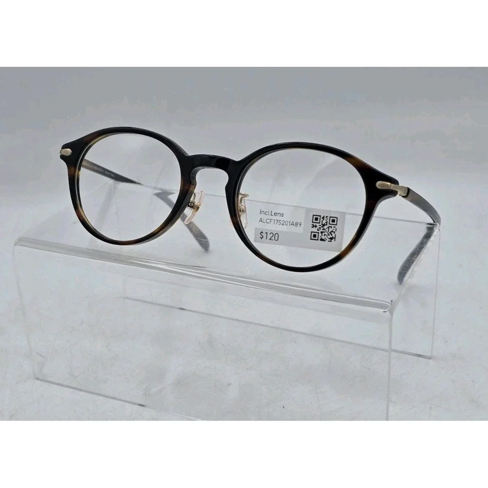Jins Dark Tortoise Eyeglass Frames 48 - 21-143‎ - 41 ALCF17S201A89 - SITS ASKEW
