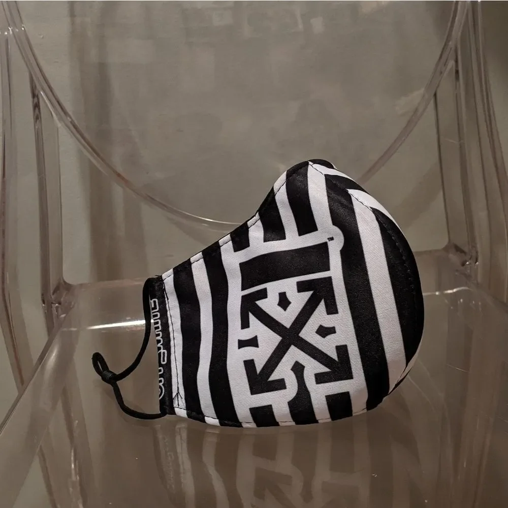 BOGO- Off White Printed Facemask