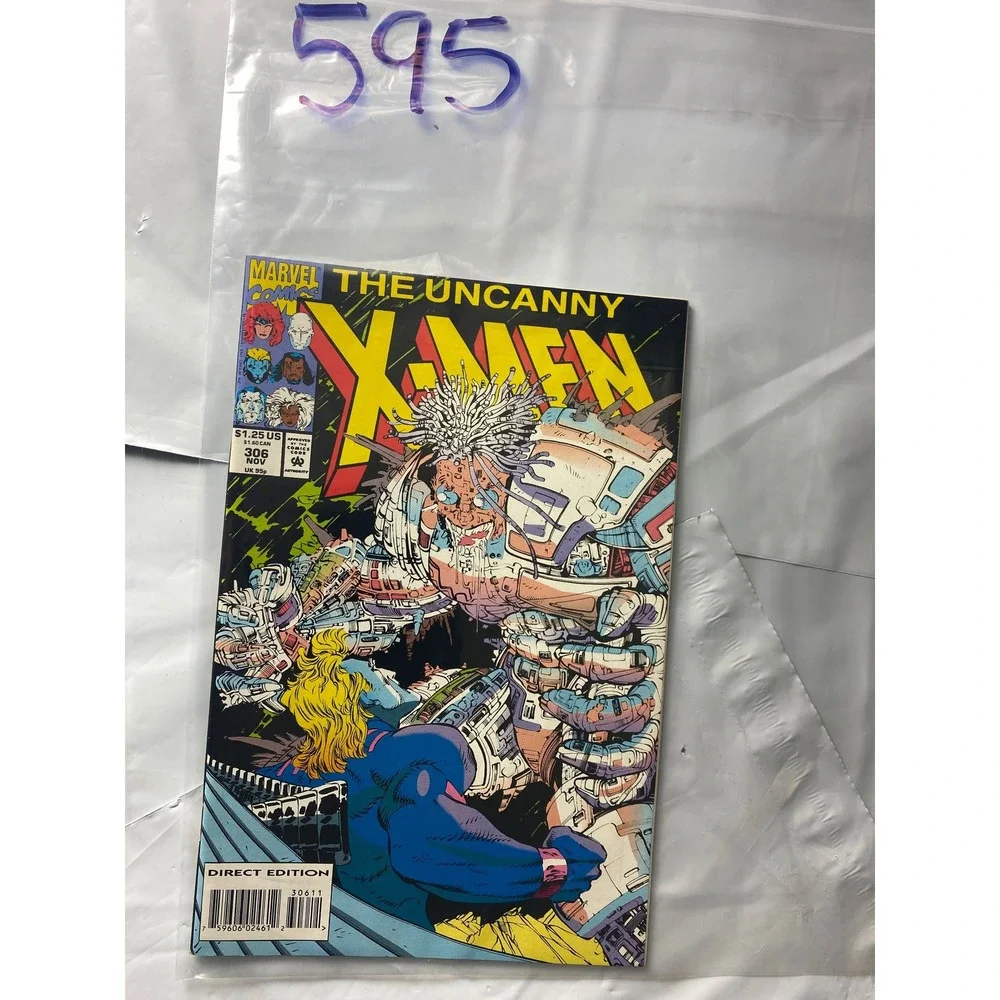 Marvel The Uncanny X Men Comic Book Issue 306‎ November 1993 Direct Edition