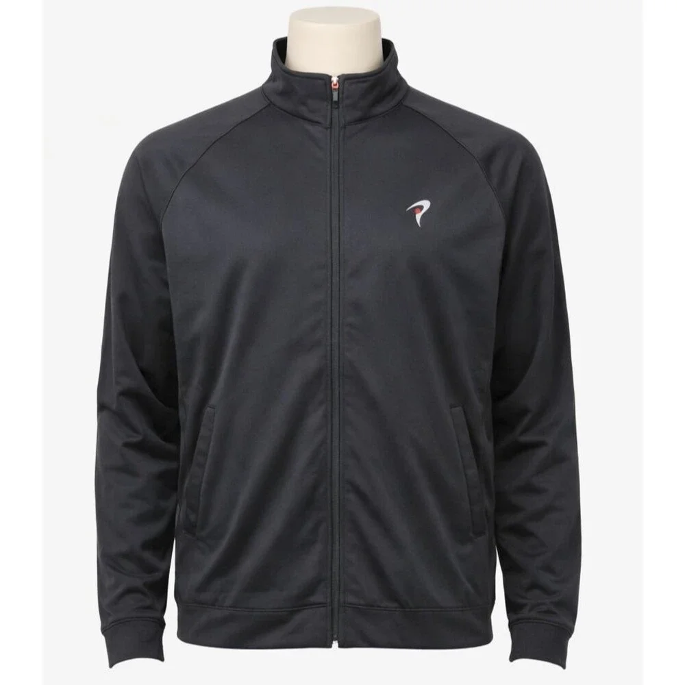Titleist Performance Institute Golf Jacket Mens Size XL Black Full Zip Stretch