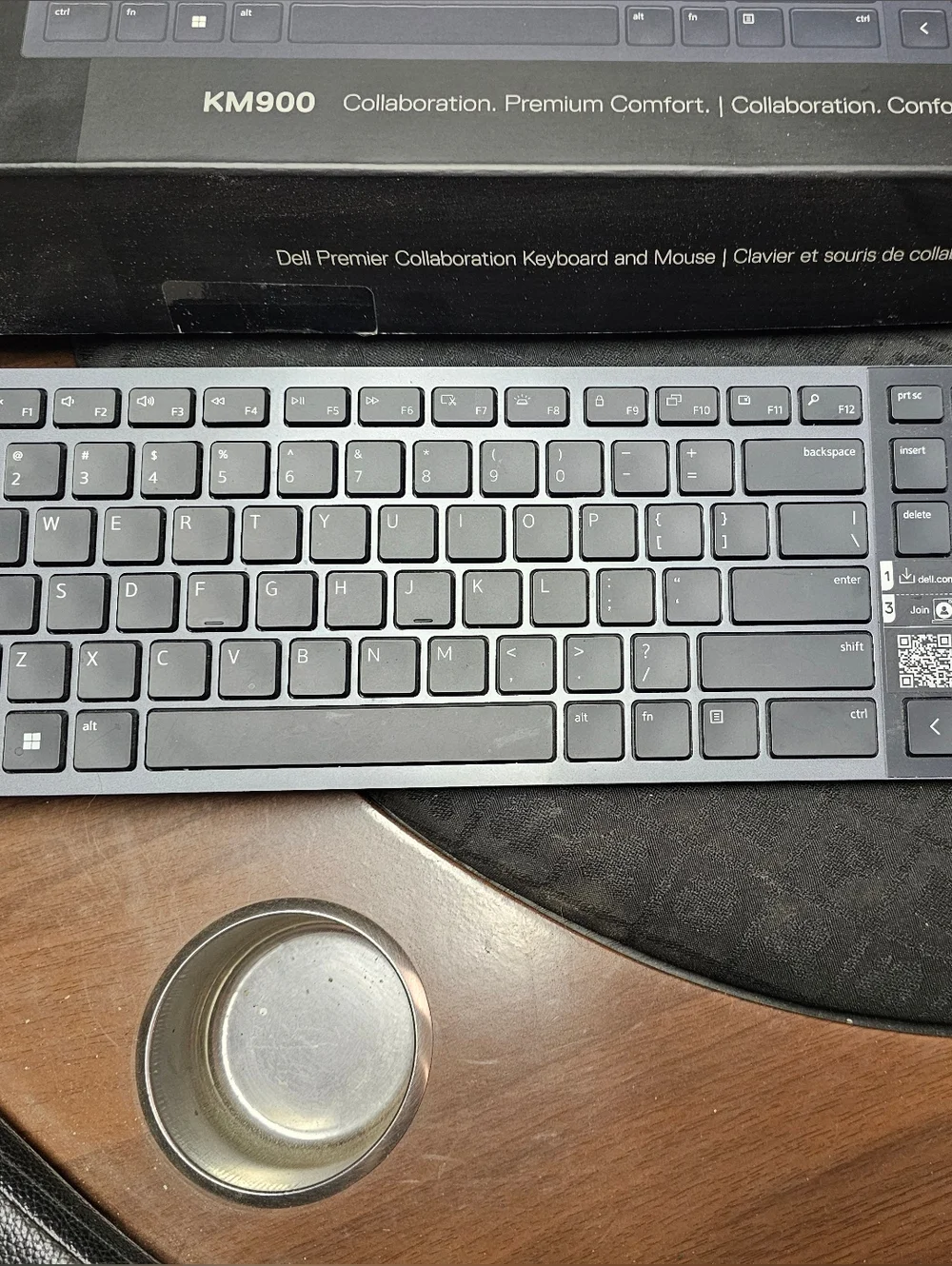 Dell KM900 Premier Wireless Collaboration Keyboard and Mouse Set - Gray