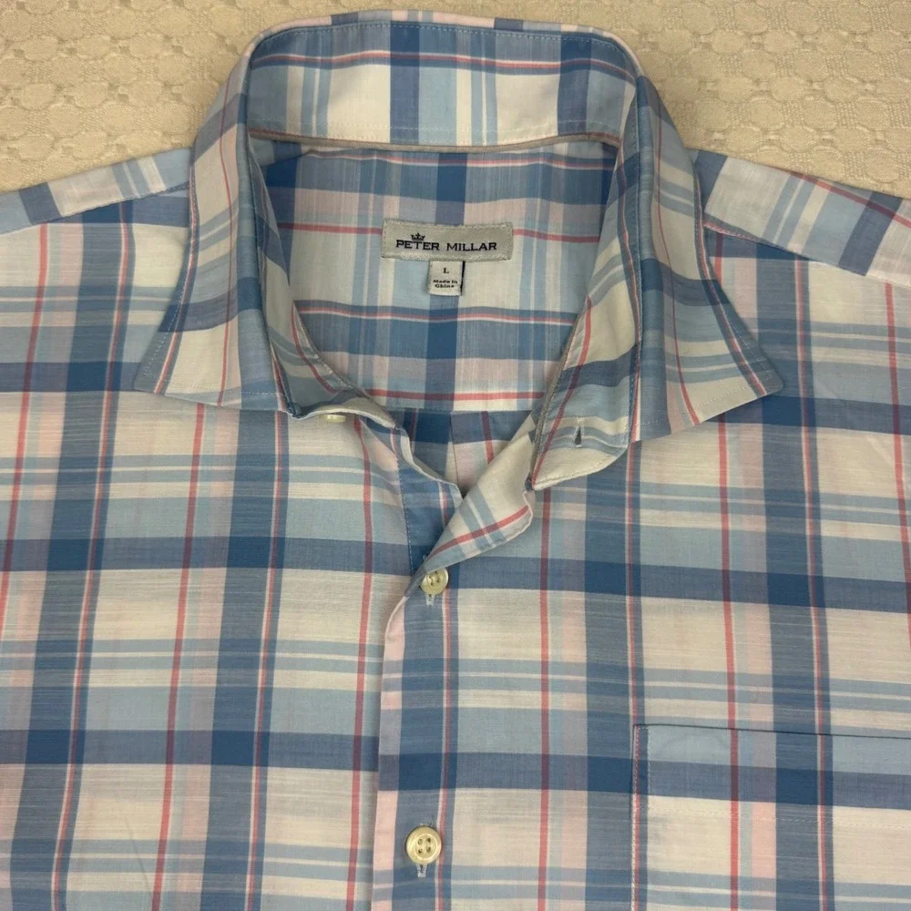 Peter Millar or length plaid