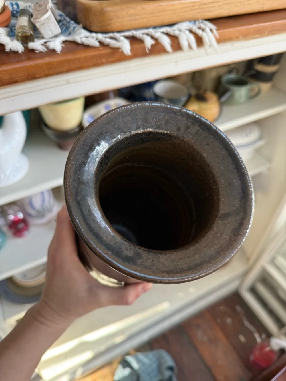 Hand Crafted brown stoneware