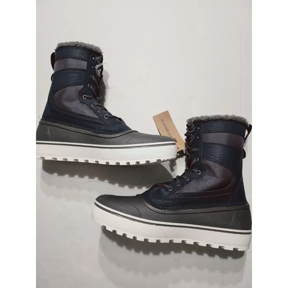 Men Sz 10 Quicksilver Winter Snow Boots Sub Zero Hi Multi Waterproof CQ10279M-DV