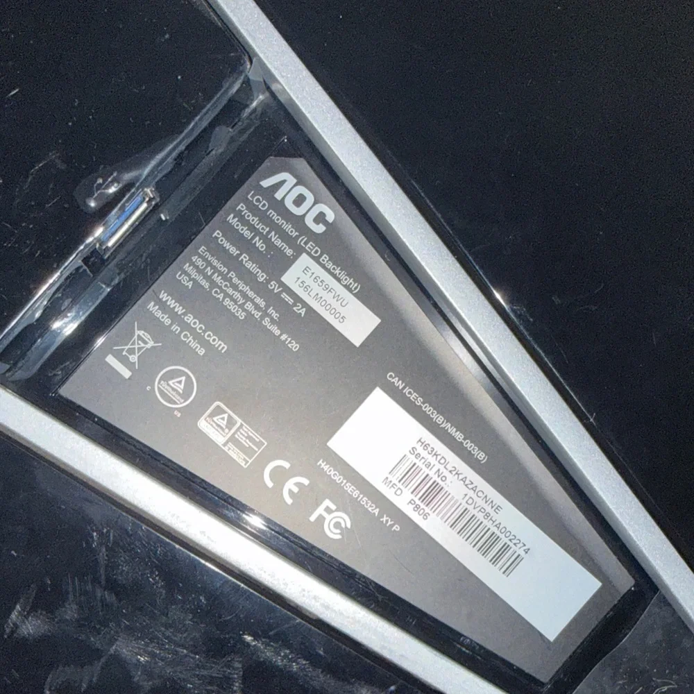 AOC portable monitor