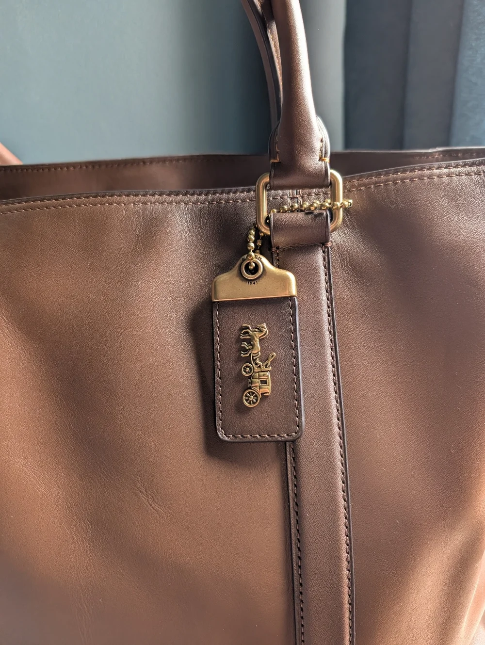 Coach men leather