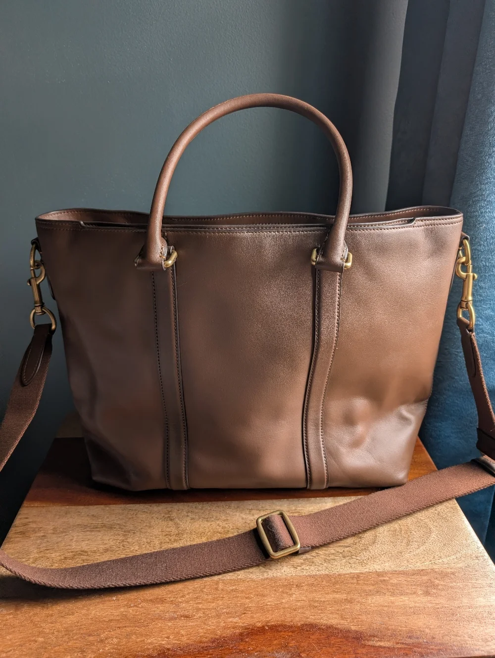 Coach men leather