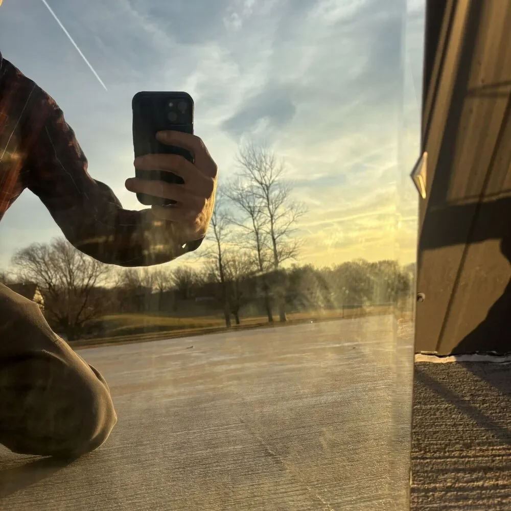 Mirror vtg frameless