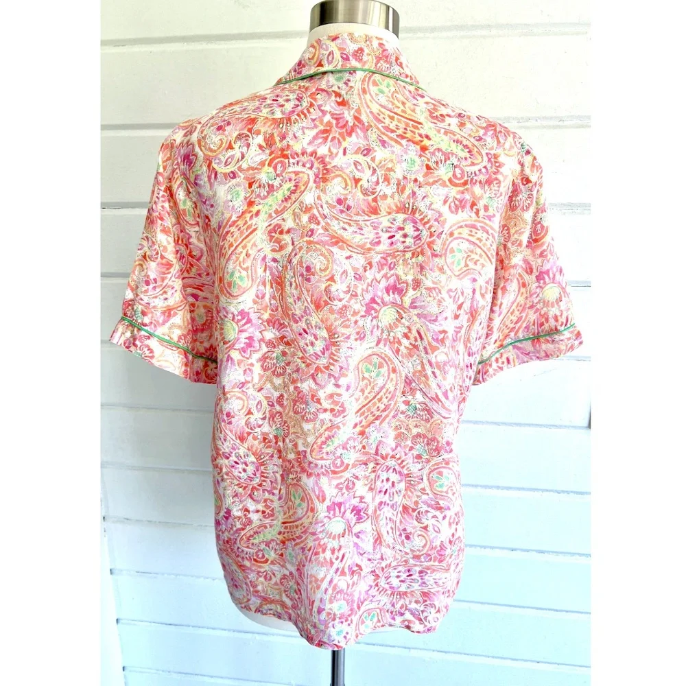 INTIMISSIMI Summer Journey Linen Short Pajamas Set - M