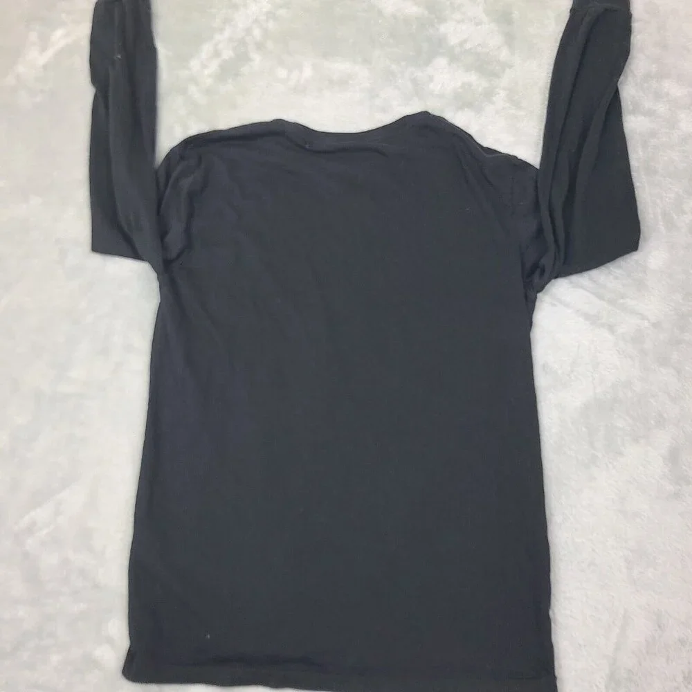 Polo Ralph Lauren Sleepwear‎ Shirt Mens Crew Neck Long Sleeve Black Size Small