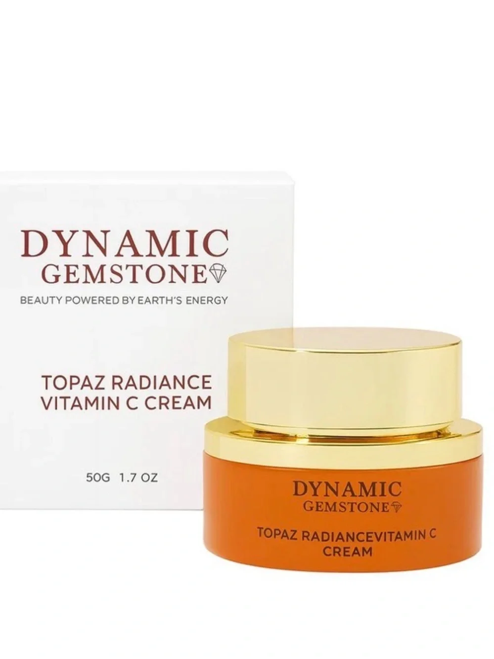 Dynamic Gemstone Topaz Radiance Vitamin C Cream 1.7 oz NIB Luxury Skincare