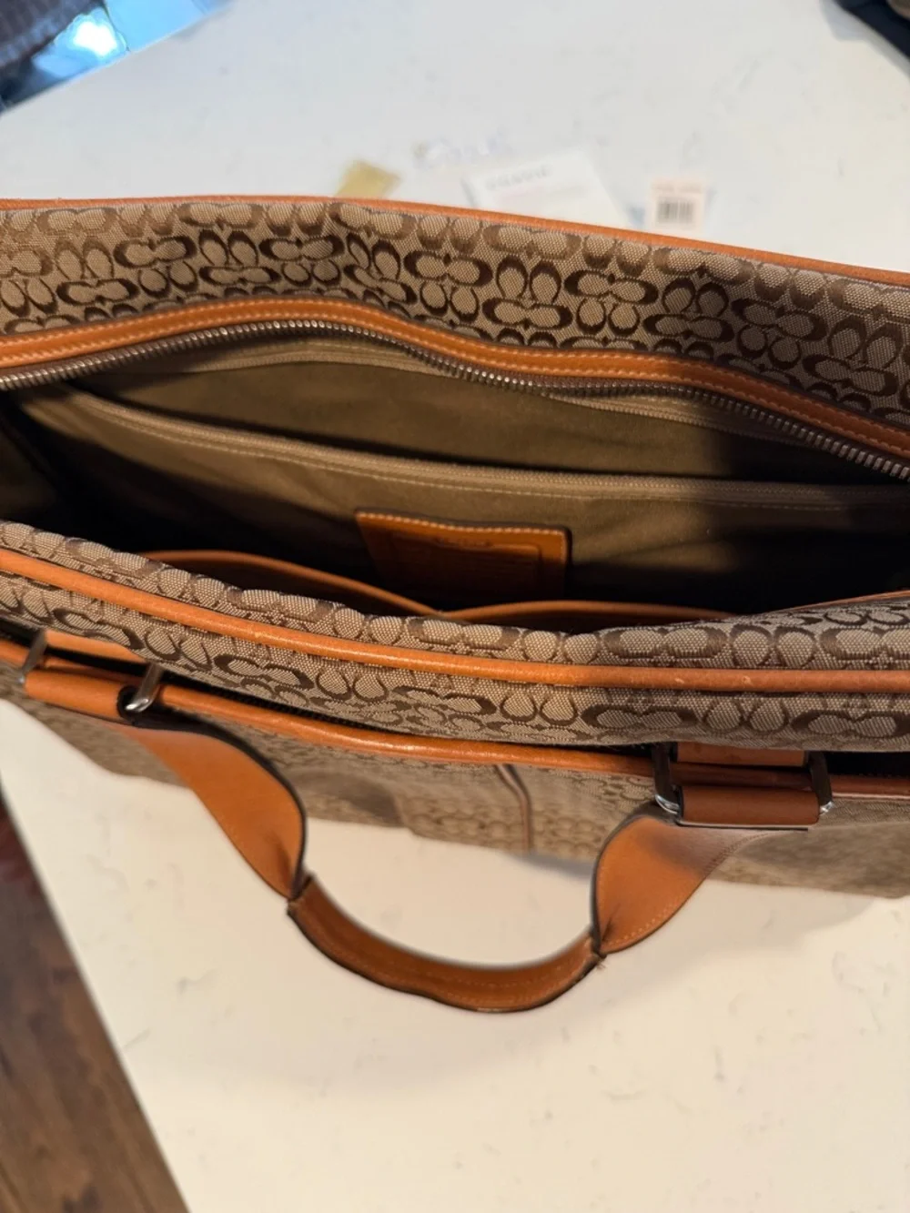 Coach signature canvas