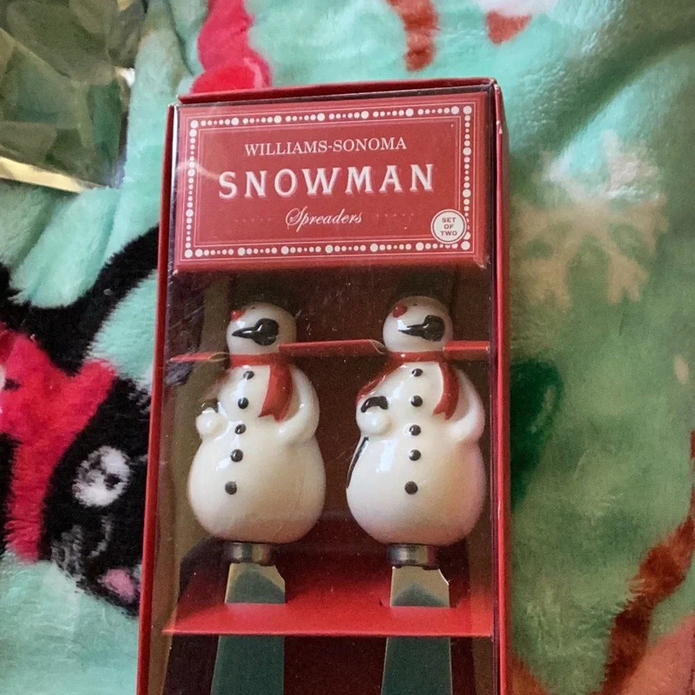 Williams Sonoma spreader sonoma snowman