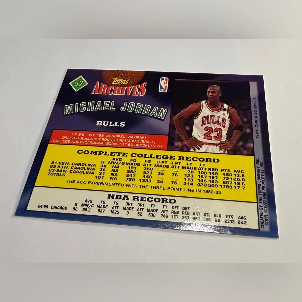 Topps michael jordan