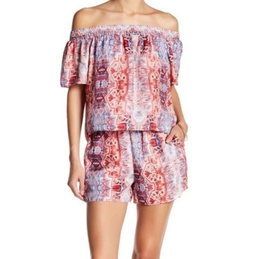 Parker Marmari Kaling Off the Shoulder Romper