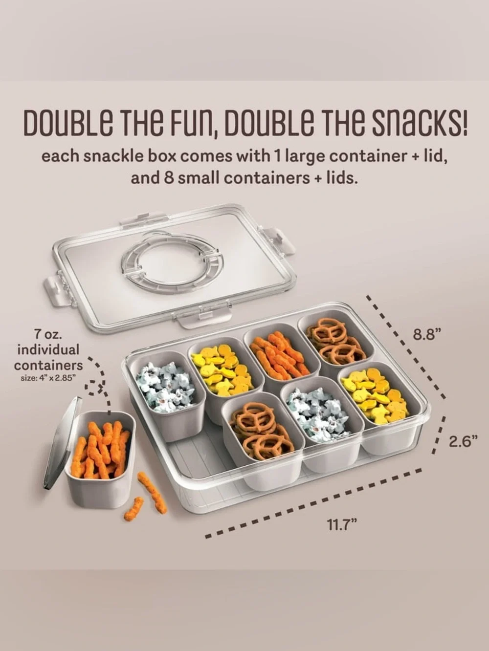 CVC taupe snack